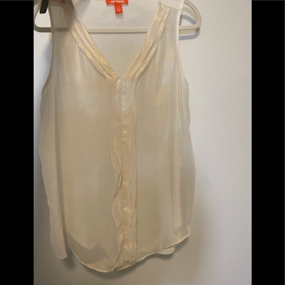 Joe Fresh shimmering blouse in size large